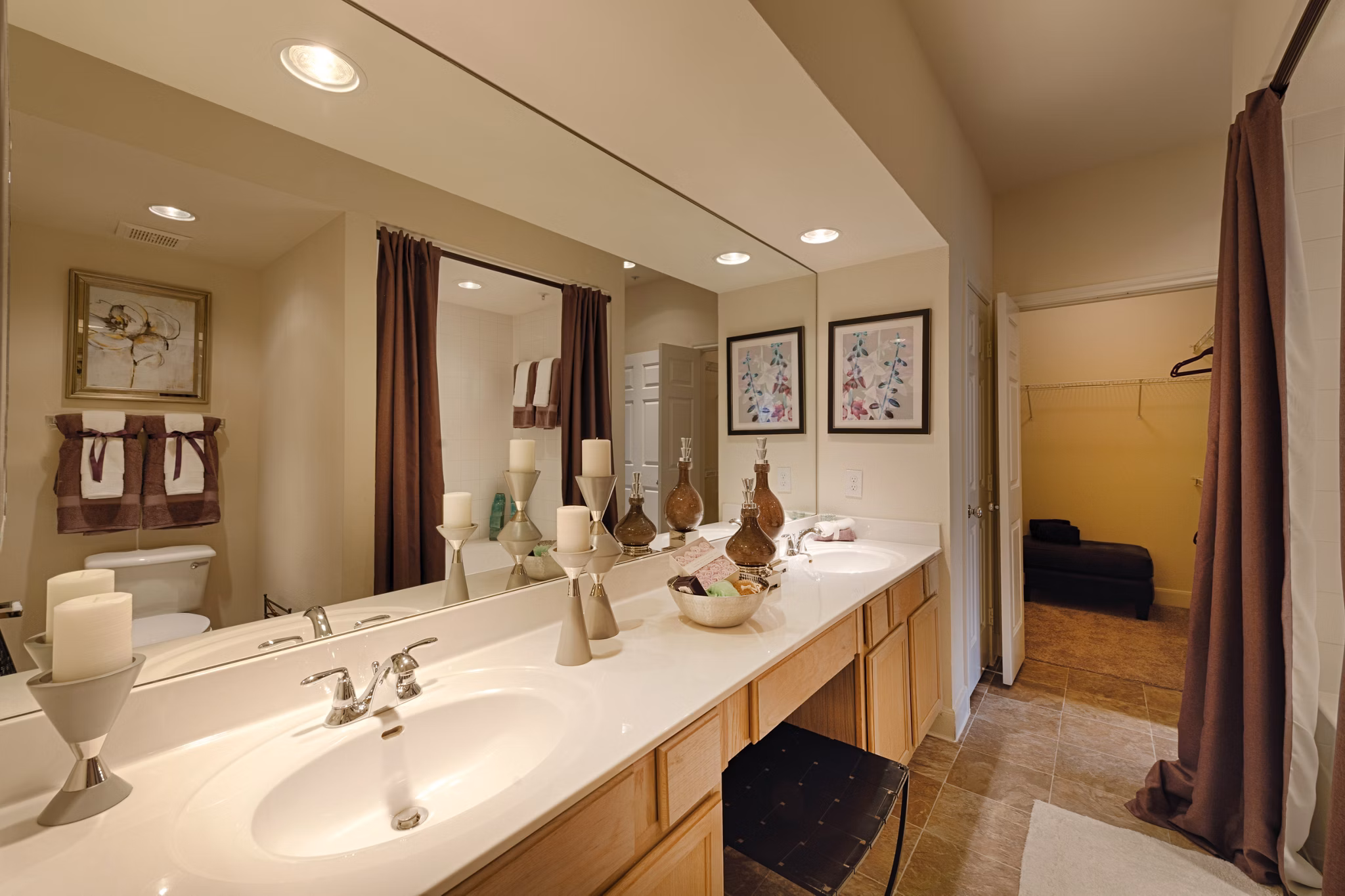 bathroom at Village on the Lake Apartments 