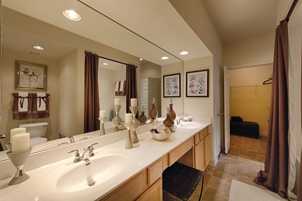 bathroom at Village on the Lake Apartments 