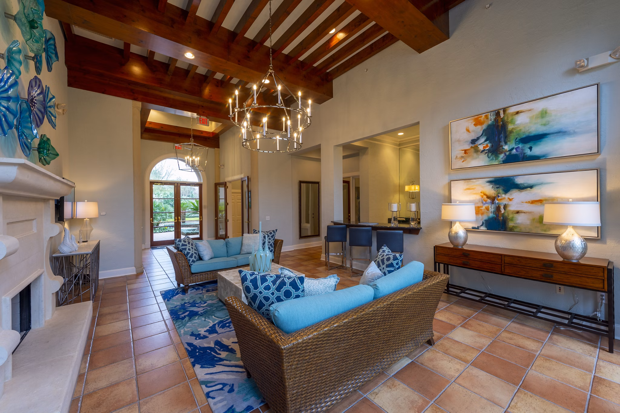 clubhouse at Village on the Lake Apartments 