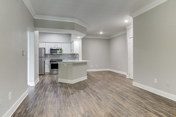 living room at Village on the Lake Apartments 