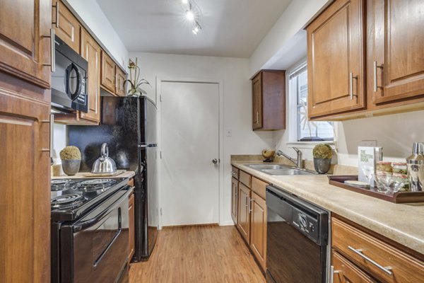 kitchen at Village by the Sea Apartments 