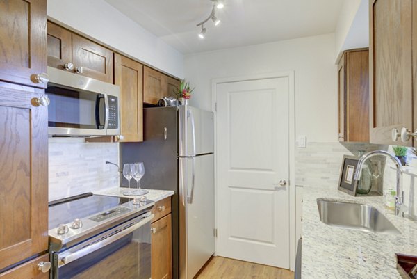 kitchen at Village by the Sea Apartments 