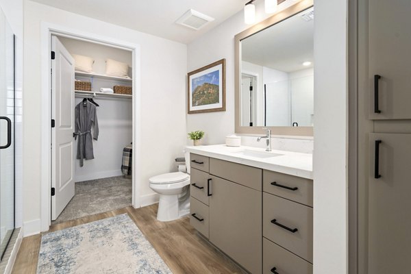 bathroom at Overture Arcadia Apartments