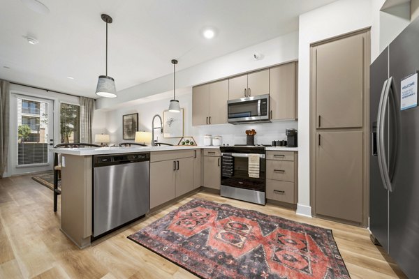 kitchen at Overture Arcadia Apartments