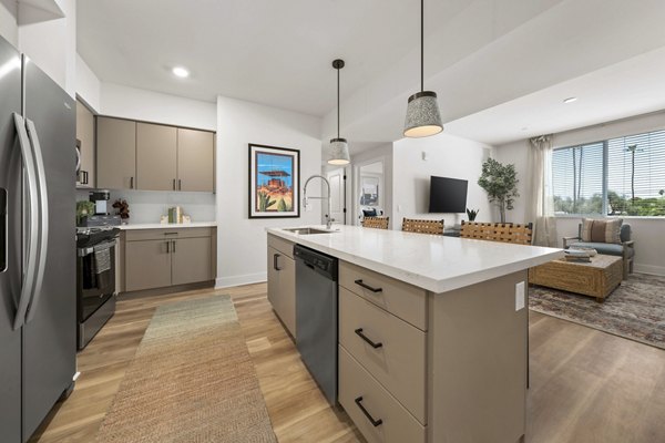 kitchen at Overture Arcadia Apartments