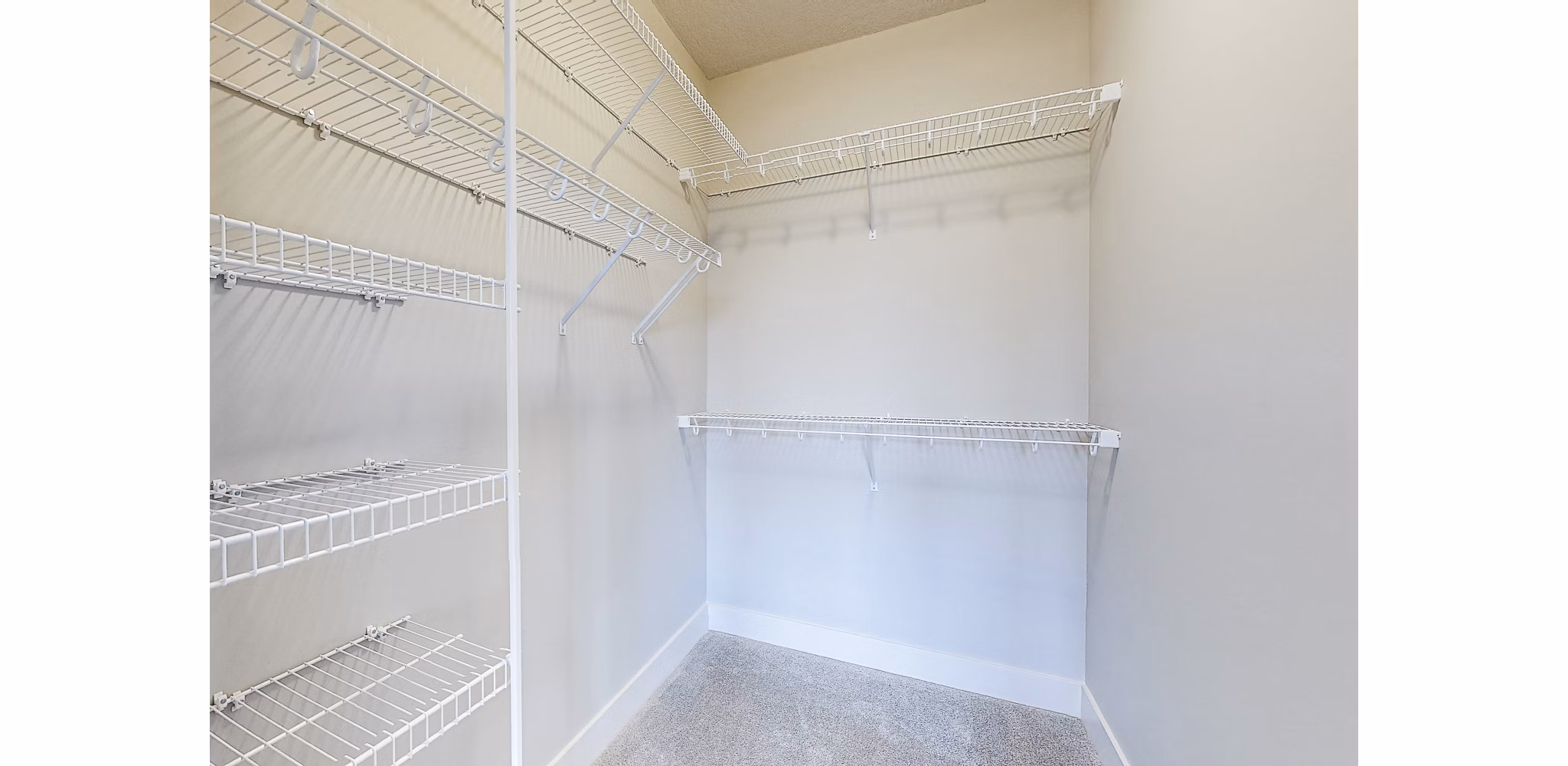 bedroom closet at Residences at Echelon Apartments