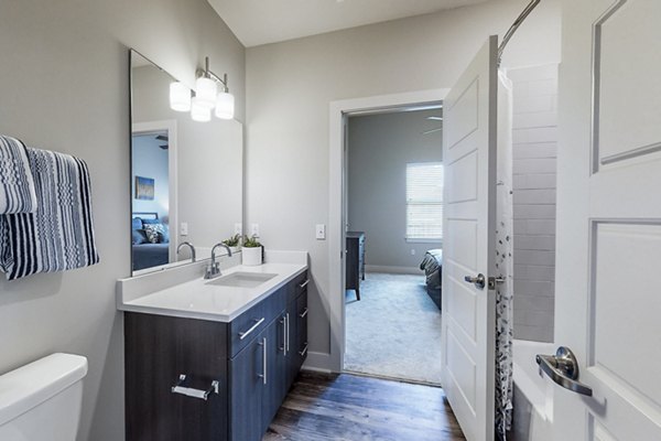 bathroom at Residences at Echelon Apartments