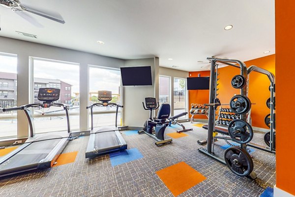 fitness center at Residences at Echelon Apartments