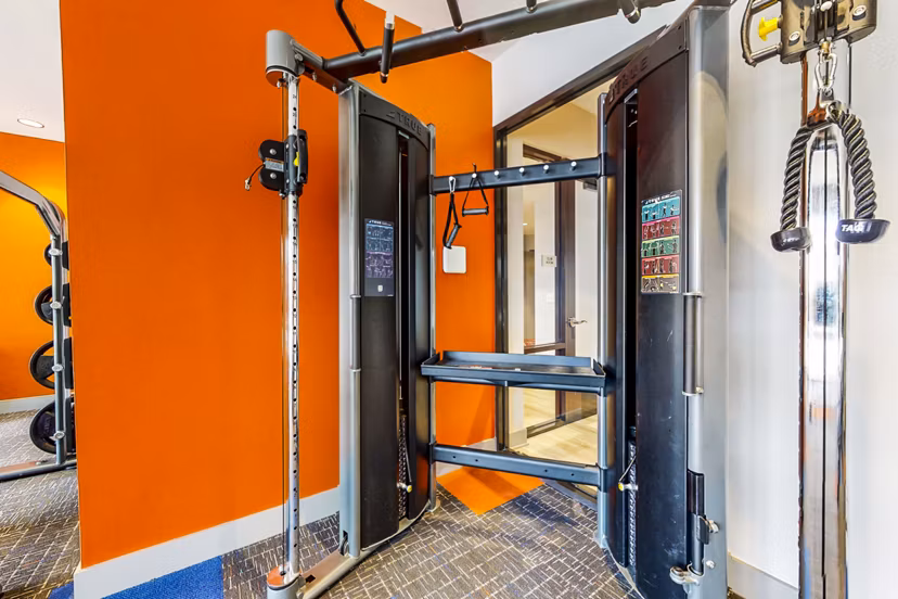 fitness center at Residences at Echelon Apartments