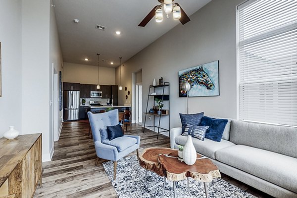 living room at Residences at Echelon Apartments