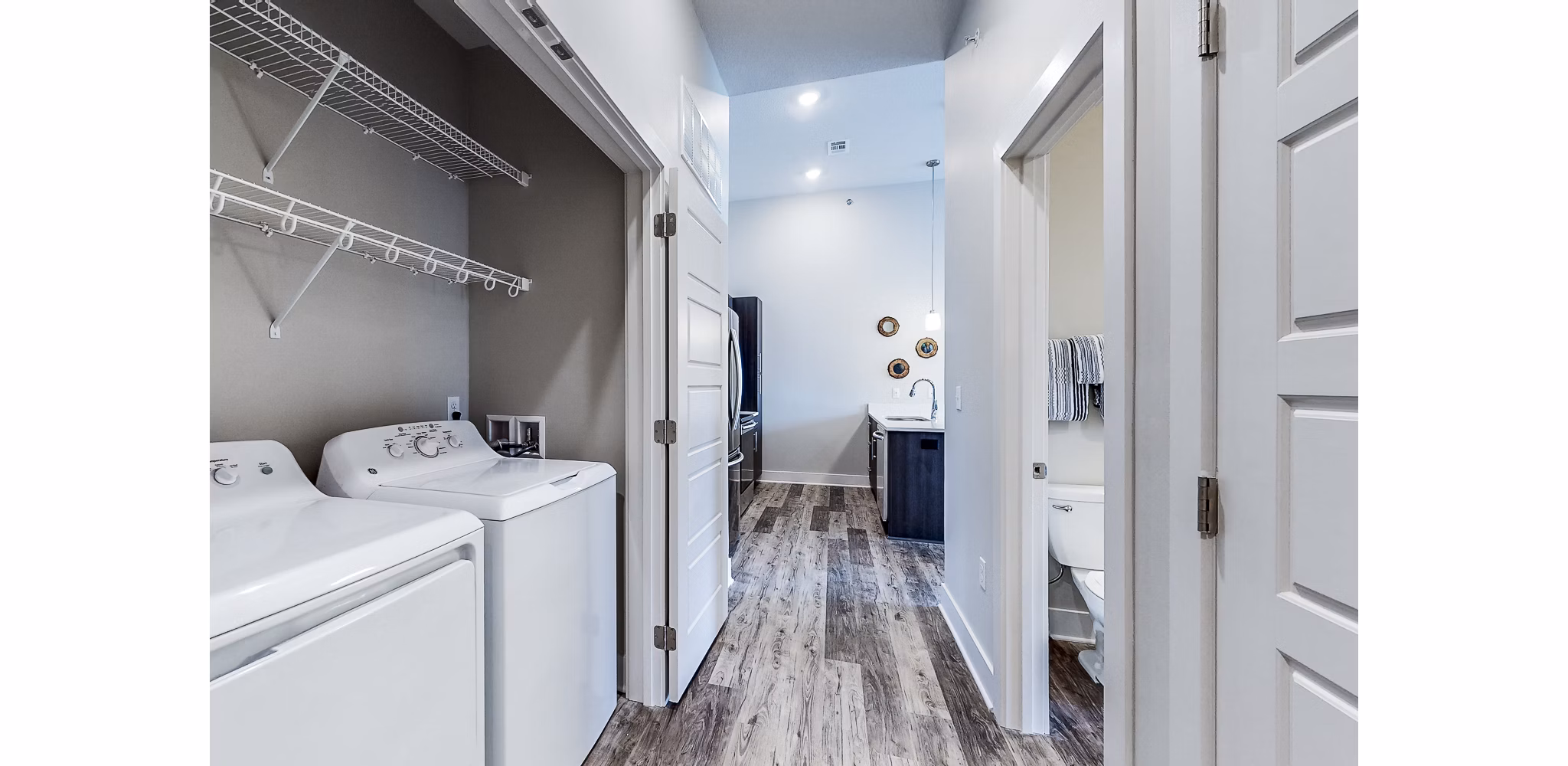 laundry room at Residences at Echelon Apartments