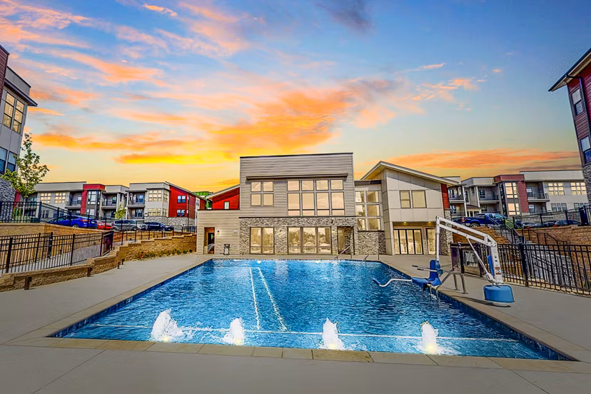 pool at Residences at Echelon Apartments
