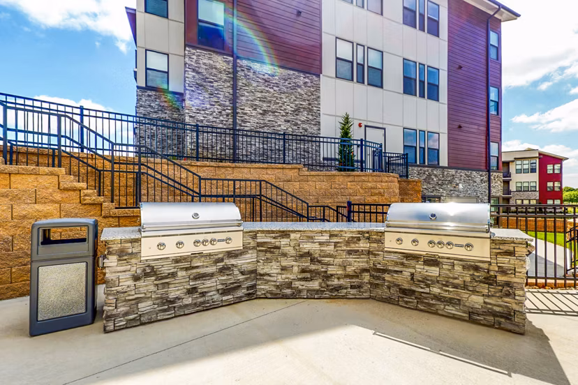 grill area at Residences at Echelon Apartments