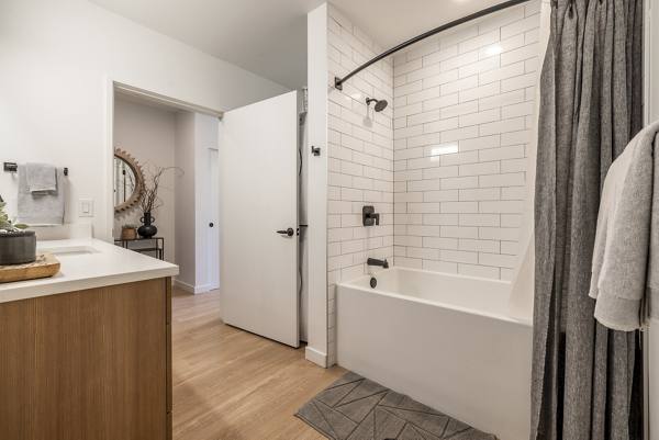 bathroom at Ballard Yards Apartments