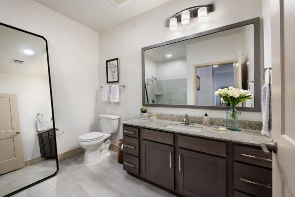 bathroom at Henry House at Clift Farm Apartments