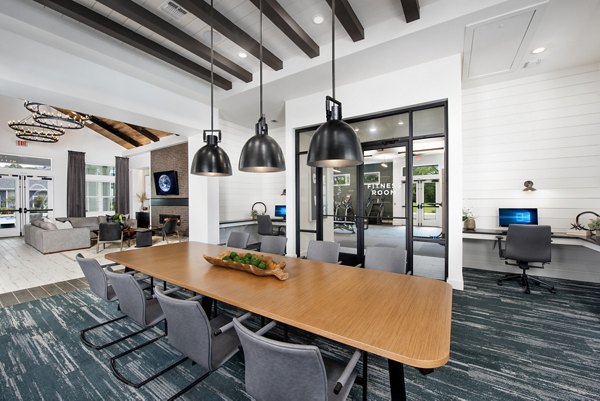 Elegant clubhouse with modern amenities at Henry House at Clift Farm Apartments
