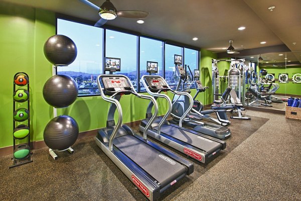 fitness center at Latitude33 Apartments
