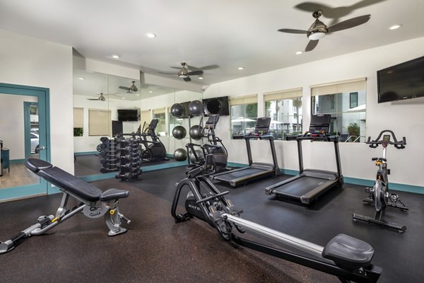 fitness center at Latitude33 Apartments