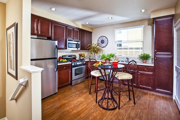 kitchen and dining room at Latitude33 Apartments