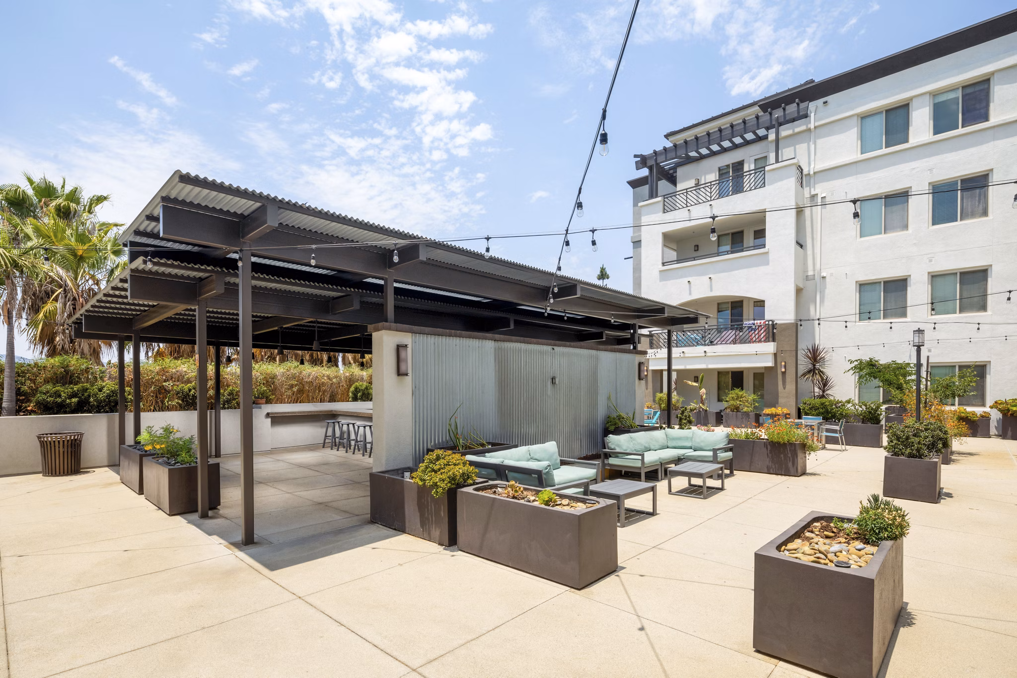 patio at Latitude33 Apartments