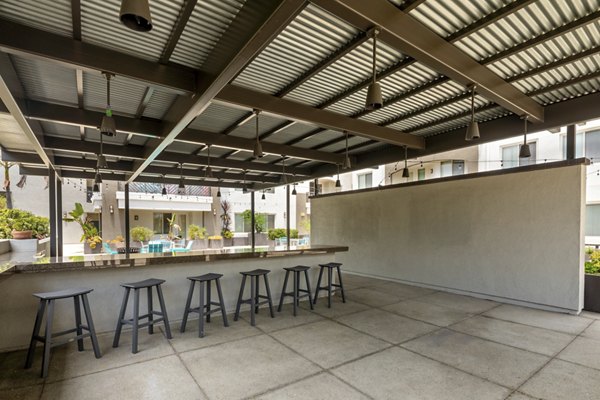 patio at Latitude33 Apartments