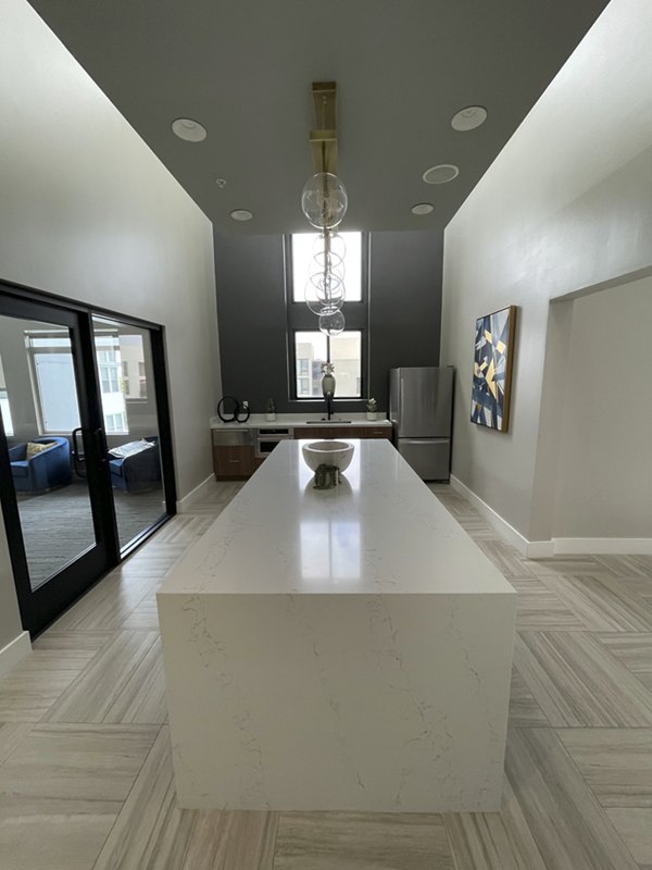 Elegant clubhouse featuring modern decor and comfortable seating at Westgate Apartments