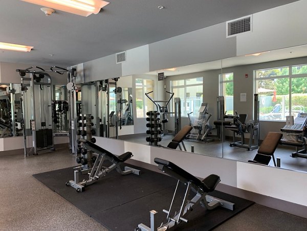 Fitness center at Westgate Apartments with modern equipment and spacious workout areas, ideal for active living