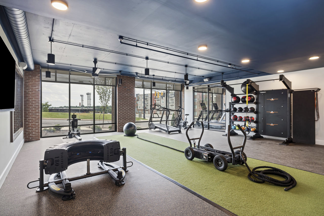 Gym at The Easley Apartments (4 of 4)