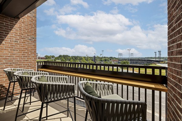 patio at The Easley Apartments