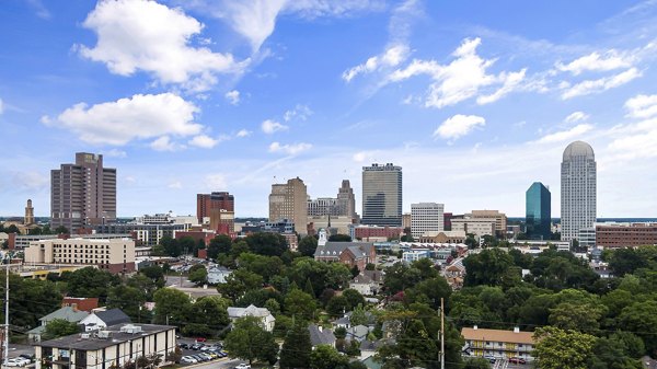 view at The Easley Apartments