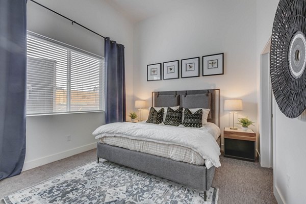 bedroom at The Heights at Legend Hills Apartments