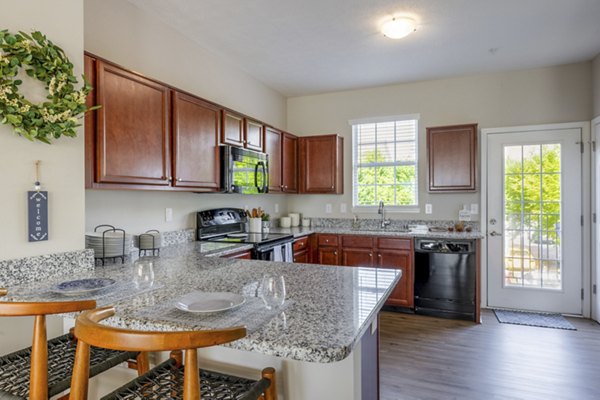 kitchen at Middletown Landing Apartments