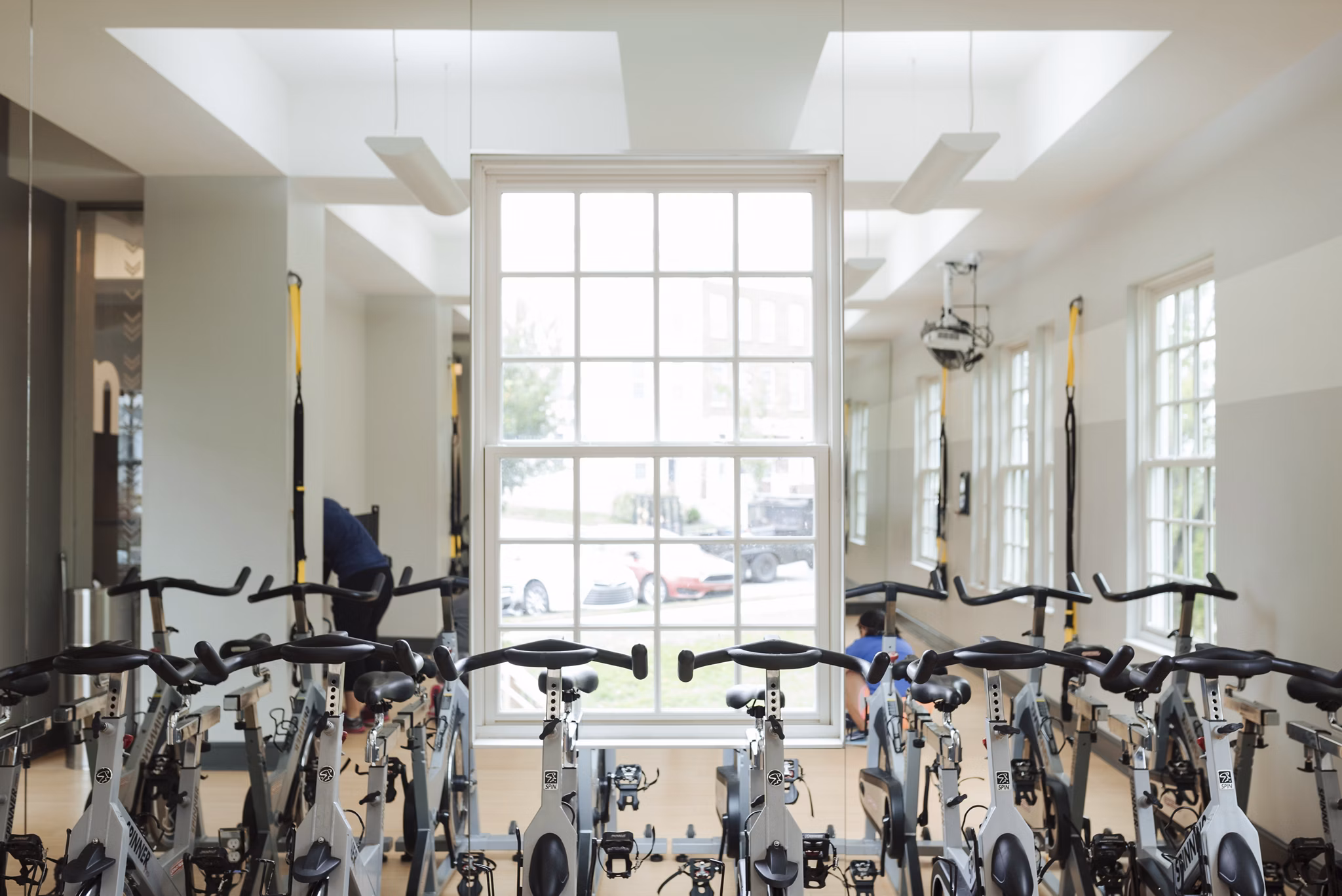 bike storage at Middletown Landing apartments 