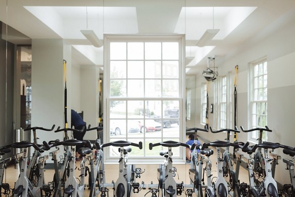 bike storage at Middletown Landing apartments 