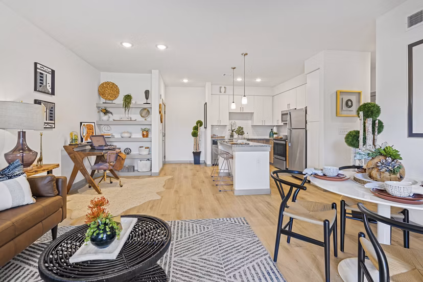 living room at Aven Ridge Apartments