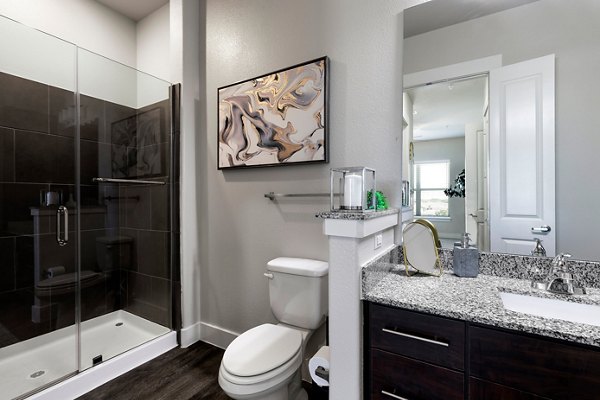 bathroom at Ivy Point Cypress Apartments 