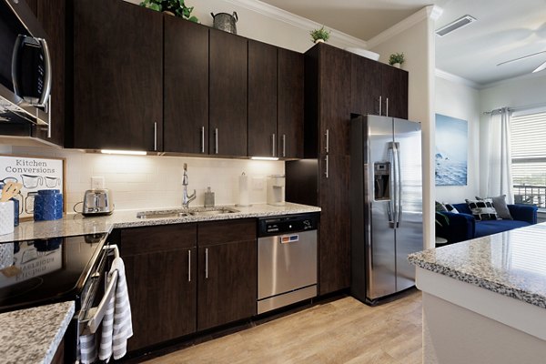 Kitchen at Ivy Point Cypress Apartments