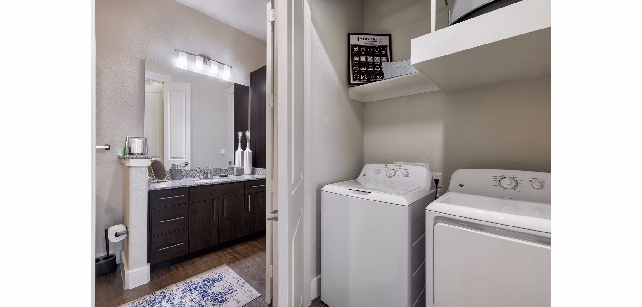 laundry facility at Ivy Point Cypress Apartments 