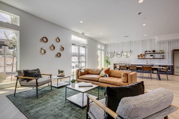 Stylish clubhouse featuring modern decor at Aspire Apartments offering luxury amenities for residents