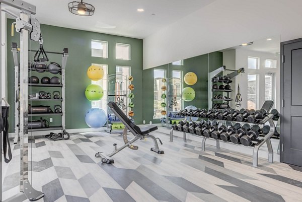 fitness center at Aspire Apartments