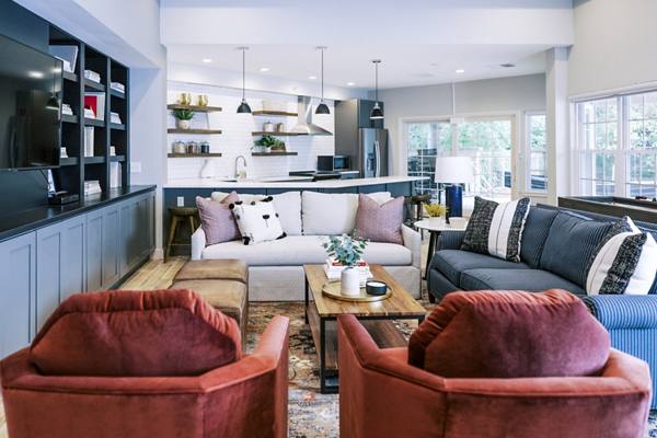 This interior design session was photographed by Talia Laird Photography for Deer Run Apartments in Brown Deer, WI in collaboration with Peabody's Interiors