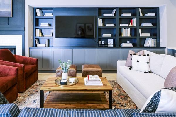 This interior design session was photographed by Talia Laird Photography for Deer Run Apartments in Brown Deer, WI in collaboration with Peabody's Interiors