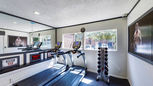 fitness center at Eastgrove Apartments