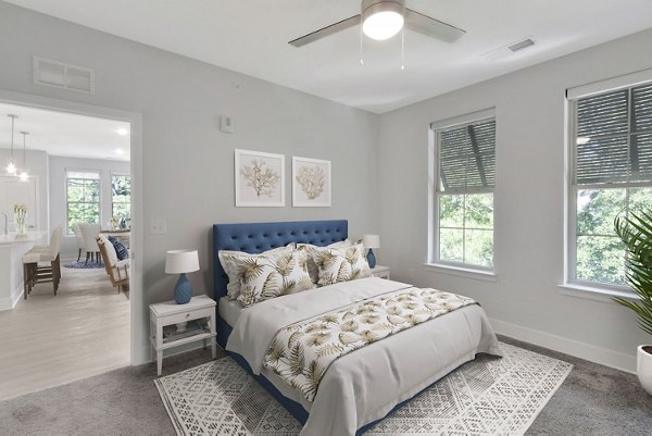 bedroom at Aquatera Apartments