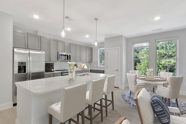 kitchen at Aquatera Apartments