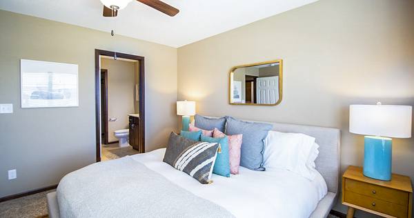 bedroom at Aspire Townhomes Apartments