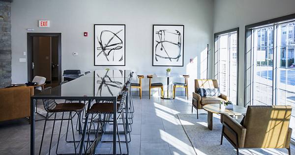 clubhouse/lobby at Aspire Townhomes Apartments
