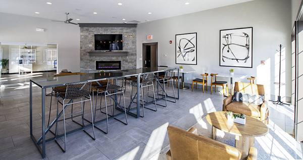clubhouse/lobby at Aspire Townhomes Apartments