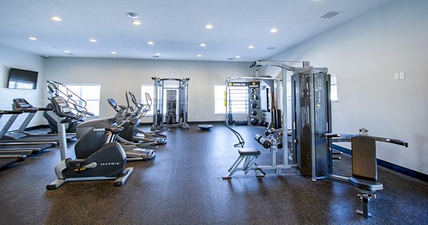 fitness center at Aspire Townhomes Apartments