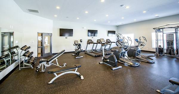 fitness center at Aspire Townhomes Apartments